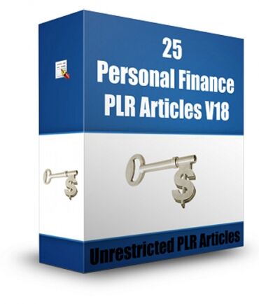 25 Personal Finance PLR Articles V18